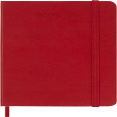 Produktbild von MOLESKINE Taschenkalender 2025/2026 18 Monate P/A6 hellrot