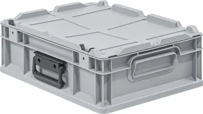Produktbild von Eurobox NextGen Portable  Germany | HxBxT 13,5x30x40cm | 11 Liter | Grau | Eurobehälter, Transportbox, Transportbehälter, Stapelbehälter