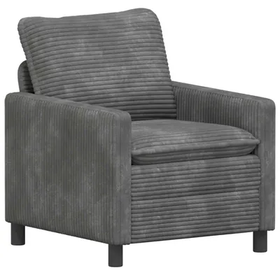 Produktbild von vidaXL Sofa Hellgrau 76 x 81 x 87,5 cm Polyester