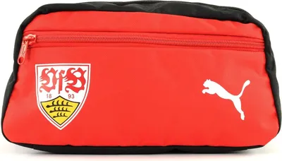 Produktbild von PUMA Kulturbeutel VfB Stuttgart Fanwear Wash Bag Puma Black - Puma Red rot schwarz
