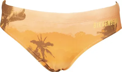 Produktbild von BIKKEMBERGS Herren Badeslips Schwimmbecken Bademode Kordelzug innen Artikel BKK2MSP08 Serie: Tropenlandschaft, S, Poliestere 82%,Elasthan 18%