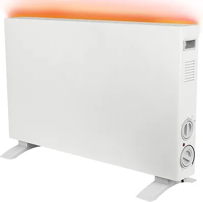 Productafbeelding van Elektrische verwarming, energiezuinig | Convectorverwarming, 1250/2000 Watt | Automatische uitschakeling, vorstbeveiliging, oververhittingsbeveiliging | Vloerverwarming, wit (vloerverwarming 68x45 cm)