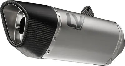 Immagine prodotto di Silenziatore posteriore LeoVince SLIP-ON LV-14 R con omologazione, titanio, tappo in carbonio e paracalore per Honda CB 1000 Hornet