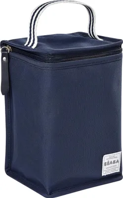 Image de Beaba sac isotherme bleu foncé rayé ; 940255