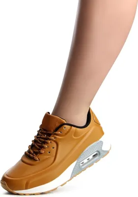 Produktbild von topschuhe24 785 Damen Sneaker Turnschuhe, Farbe:Camel, Größe:37 EU