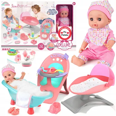 Produktbild von Interaktive Baby-Puppe Martynka 3-in-1 spricht, singt, trinkt und macht Pipi