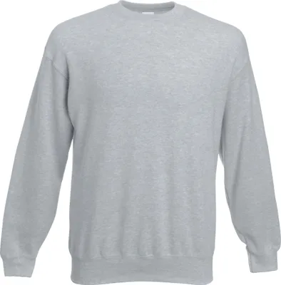 Produktbild von Fruit Of The Loom Uni Premium 70/30 Sweatshirt, Rundhalsausschnitt RW3159 (M) (Grau meliert)