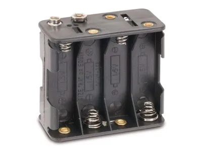 Produktbild von Batteriehalter, 8x Mignon, Clipanschluss