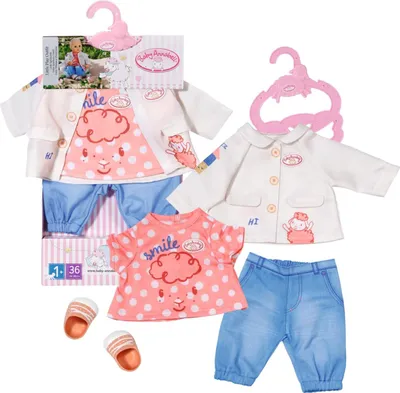 Produktbild von Baby Annabell Little Play Outfit, Puppen-Kleiderset, 1 Jahr(e), 230 g
