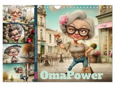Obrázek produktu pro OmaPower (nástěnný kalendář 2027, formát A4 na šířku), měsíční kalendář CALVENDO