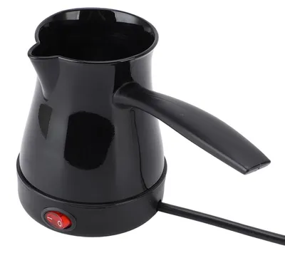 Elektrische Kaffeemaschine 600W 300ml Edelstahl Schwarz