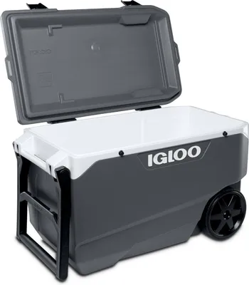 Productafbeelding van Igloo Maxcold Roller Koelbox 85L - Zwart