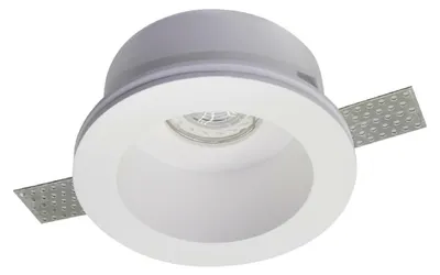 Image de AZzardo AZ3465 Plafonnier  Gips Round M blanc