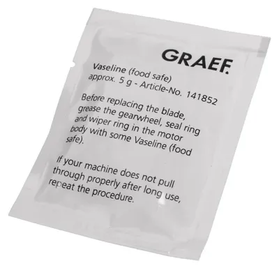 A small packet of Vaseline with instructions for use.