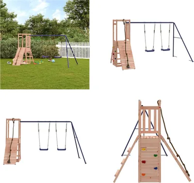 Produktbild von vidaXL Spielturm Massivholz Douglasie - Spielturm - Spieltürme - Kletterturm - Klettertürme
