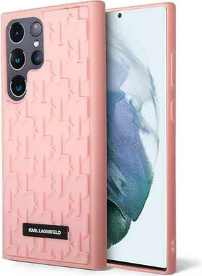 Immagine prodotto di Karl Lagerfeld Klhcs23Lrupklpp S23 Ultra S918 Custodia rigida Różowy/Rosa 3D Monogram