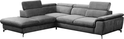 Produktbild von MIRJAN24 Ecksofa Alegra, Eckcouch mit Schlaffunktion und Bettkasten, L-Form Polsterecke (Vogue 16, Seite Links 0T-2R)