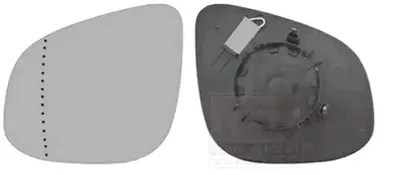 Immagine prodotto di VAN WEZEL: Specchio retrovisore esterno sinistro per RENAULT KANGOO Express (FW0/1). Specchio asferico, non riscaldato. Codice: 4412831