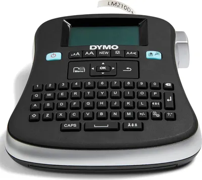 Produktbild von DYMO LabelManager ® ™ 210D+ - QWY, QWERTY, D1, Thermodirekt, 180 x 180 DPI, Schwarz, Silber