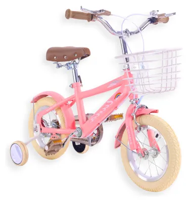 Image de Buxibo - Vélo d'enfant pour fille - Luna - 12 pouces - rose