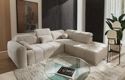 Produktbild von Wohnzimmer Sofa L-Form Polsterecke RAVELLO VII Farbe wählbar