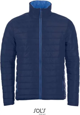 Produktbild von SOLs 01193 | Mens Light Padded Jacket Ride - Farbe: Navy - Größe: XXL