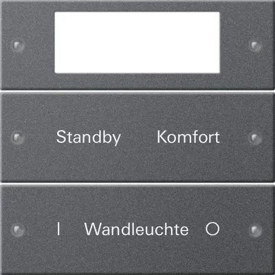 Produktbild von Gira 221228 Wippenset 2f Plus beschriftb. System 55 Anthrazit