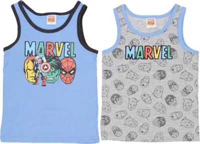 Immagine prodotto di Canottiera Marvel Avengers confezione da 2 Biancheria intima comoda ed elegante per bambini 122/128
