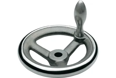 Produktbild von Ganter Norm Handrad GN 950 b 15 mm d1 100 mm d2 10 mm - 950-GG-100-B10-D
