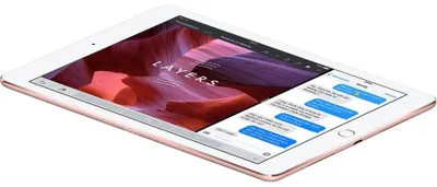 Produktbild von Apple iPad Pro, 24,6 cm (9.7"), 2048 x 1536 Pixel, 32 GB, iOS, 444 g, Pink
