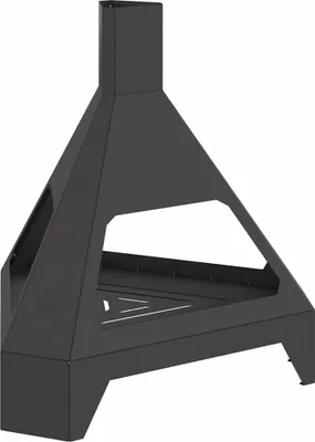 Produktbild von Feuerstelle Schwarz 50 x 43 x 52 cm Stahl