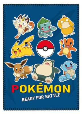 Produktbild von Pokémon Ready for Bottle Fleecedecke 100x140cm