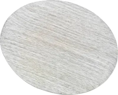 Produktbild von Kerzenteller Oval Aluminium Silber 10x8cm Untersetzer Kerzenhalter Tischdeko