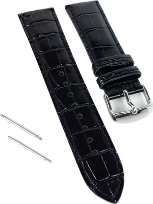 Produktbild von Casio Edifice Chronograph Uhrenarmband 22mm Leder schwarz EFR-526L