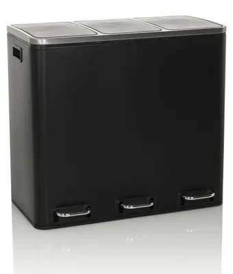 Obrázek produktu pro hjh OFFICE odpadkový koš 54 litrů Clean 9 odpadkový koš na tříděný odpad obdélníkový do kuchyně, kanceláře se Step-On 56,0 x 61,0 x 31,5 cm