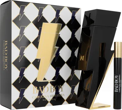 Zdjęcie produktu dla Carolina Herrera Bad Boy Zestaw Woda toaletowa 100ml + Woda toaletowa 10ml