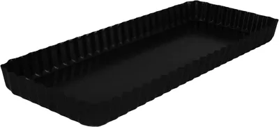 Immagine prodotto di Stampo rettangolare con fondo removibile, dimensioni 15 x 35 x 3,5 cm, ideale per torte e quiche