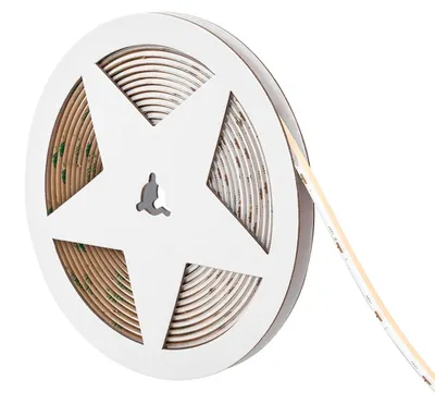 Produktbild von LED-Streifen 24V Wcob 256 LED/m 5m 10W/m 1100lm/m Breite 8mm Schnitt 3.2cm IP20 CRI90 4000K Neutralweiß