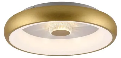 Immagine prodotto di JUST LIGHT VERTIGO, plafoniera LED, temperatura di colore regolabile, dimmerabile, 29W, finitura ottone opaco, modello 14384-60