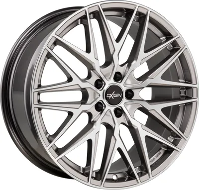 Immagine prodotto di Oxigin Ruota 25 Oxcross 8,5 pollicix19 pollici ET45 5x112 iper argento lucido OX258519H145HSP compatibile con VW Maggiolino Eos Golf Plus Golf V Golf V Variant/Jetta Golf VI