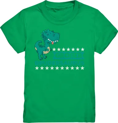 Produktbild von Großer Bruder Dino T-Shirt – Kelly Green / 152/164 (12-14)