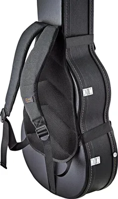 Produktbild von Ortega Guitars Rucksackgurt Deluxe Gepolstert - für Geformte Hartschalenkoffer - Schwarz (OBPS-DLX)