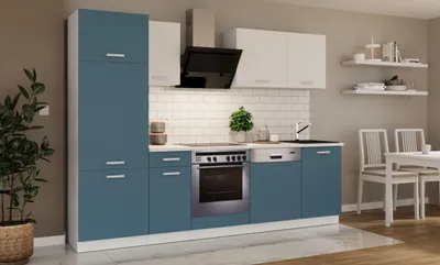 Produktbild von Küche Toni 270 cm Küchenzeile Küchenblock Singleküche Einbauküche