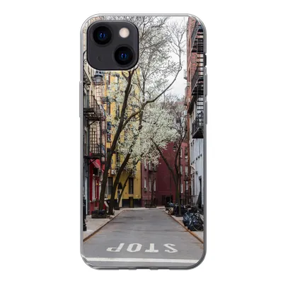 Produktbild von MuchoWow® Handyhülle Schutzhülle Hülle für iPhone 13 New York - Amerika - NYC Silikon Softcase Handy Hülle - Karteninhaber