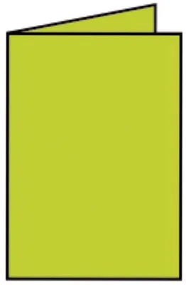 Produktbild von Rössler Papier 220706522 Coloretti Doppelkarte - A6 hoch, 5 Stück, hellgrün