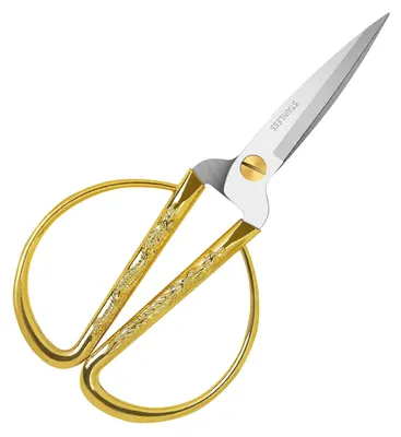 Image de Ciseaux, pointus, tranchants comme des lames de rasoir, coupe précise, grand manche, longueur 17 cm