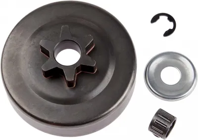 Produktbild von Kupplung Trommel Kettenrad 3/8 6T Unterlegscheibe E-Clip für STIHL MS170 MS180 017 018 025