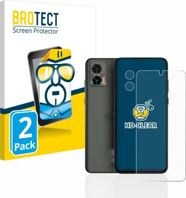 Produktbild von 2x Für Motorola Edge 30 Neo (Display+Kamera) Schutzfolie BROTECT Displayschutz Display Schutz Folie Klar Transparent