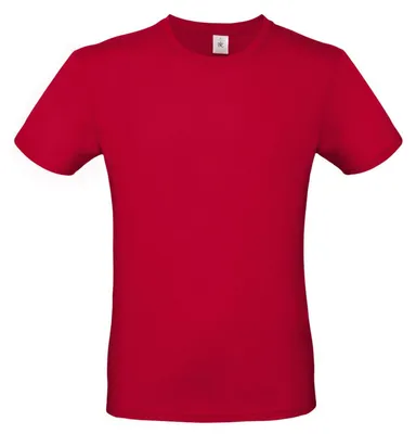 Image de T-shirt homme B&C #E150 FK133 (M) (rouge foncé)