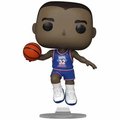 Image de Légendes NBA POP ! Basketball Figure Vinyle Magic Johnson (Blue All Star Uni 1991) 9 cm